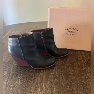 Kork-Ease Leather Booties